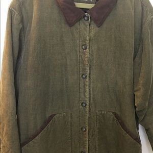 Kathy Ireland Quilted Corduroy Coat